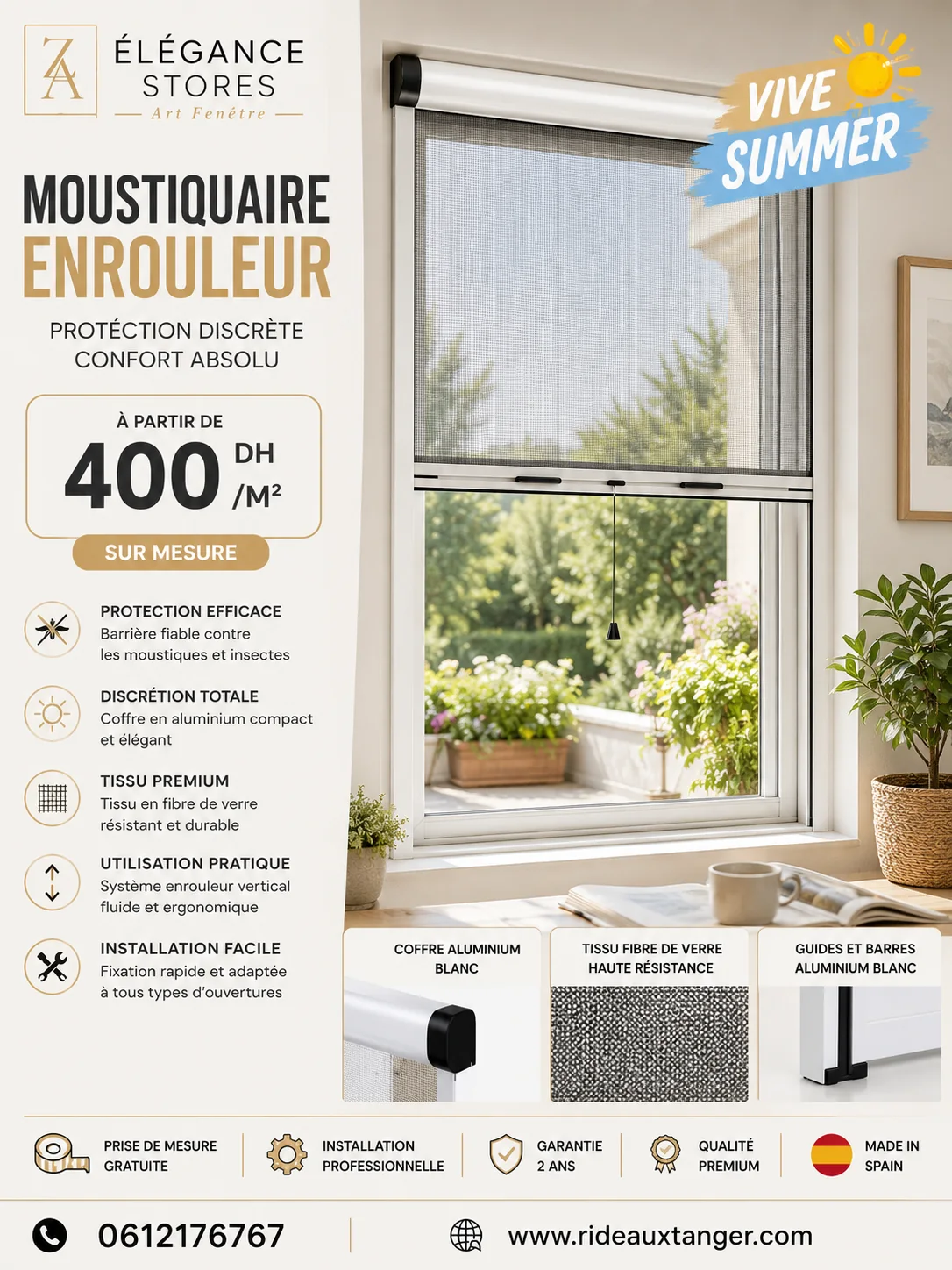 Moustiquaires pour maison à Tanger